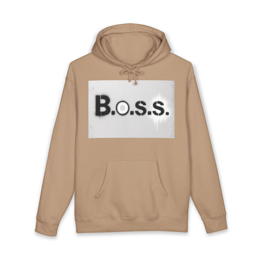 B.O.S.S. Hoodie — "Less Hustle More Coffee" Graphic Pullover