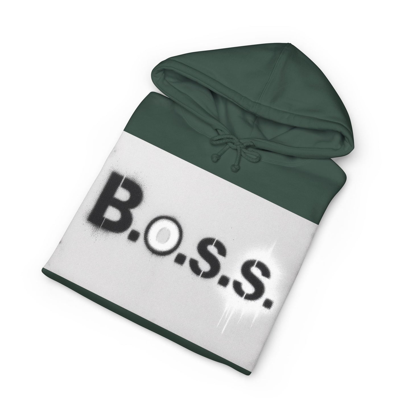B.O.S.S. Hoodie — "Less Hustle More Coffee" Graphic Pullover