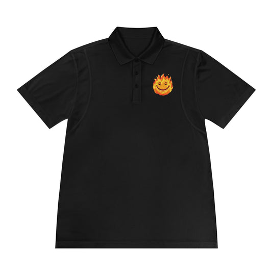 Angry Flame Logo Polo Shirt