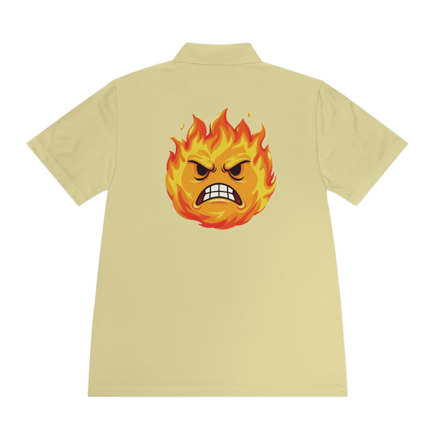 Angry Flame Logo Polo Shirt