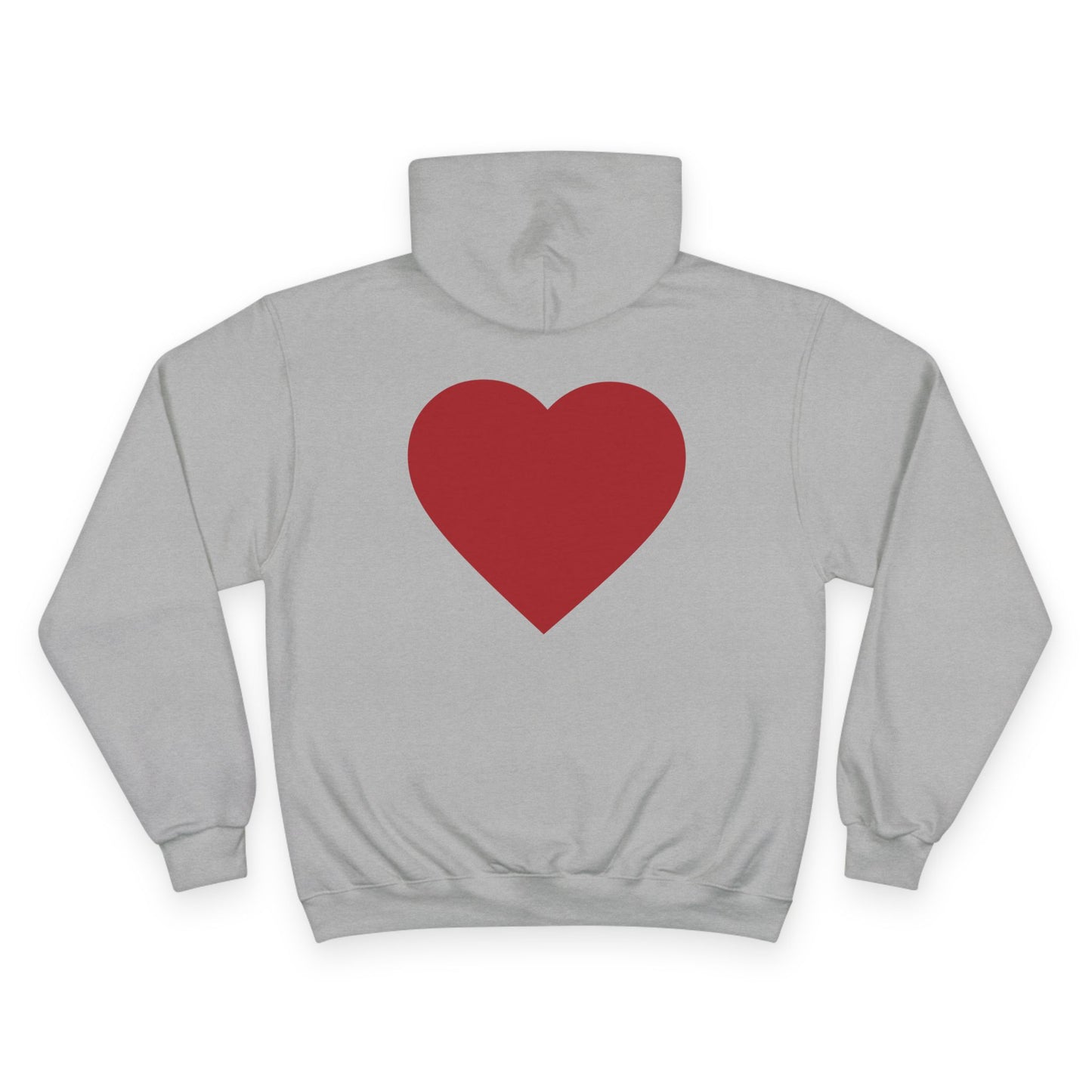 Beautifully Different Heart Hoodie — White Champion Pullover