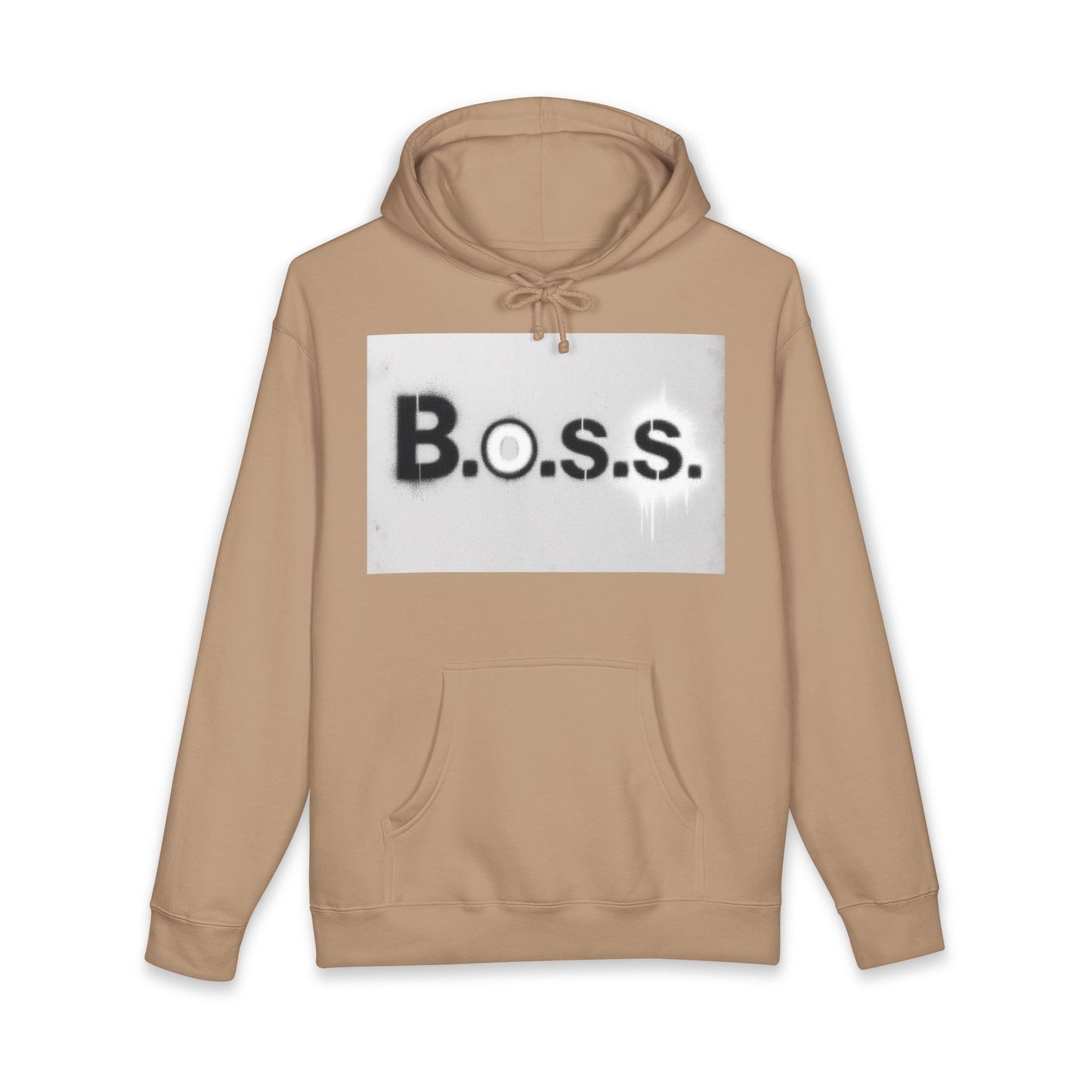 B.O.S.S. Hoodie — "Less Hustle More Coffee" Graphic Pullover