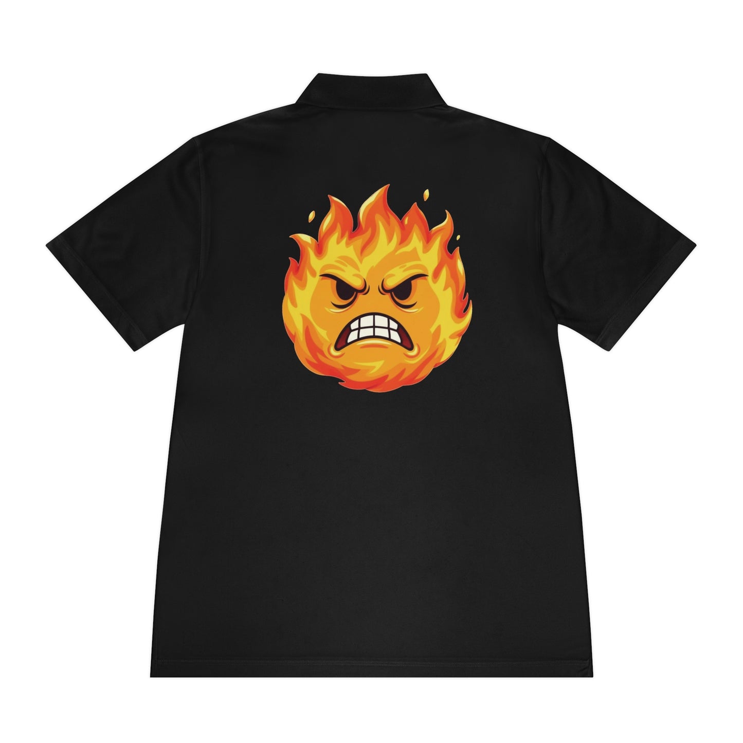 Angry Flame Logo Polo Shirt