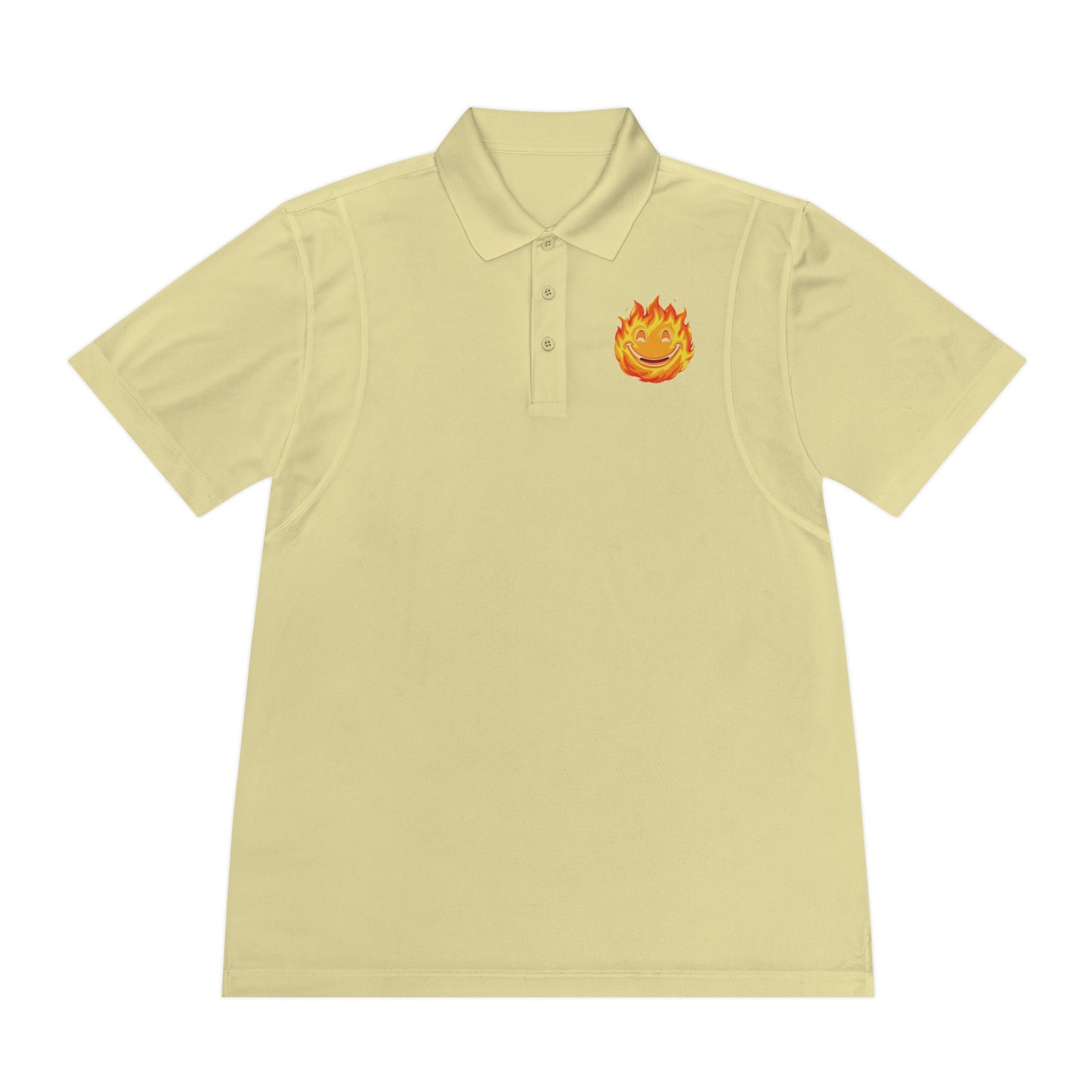 Angry Flame Logo Polo Shirt