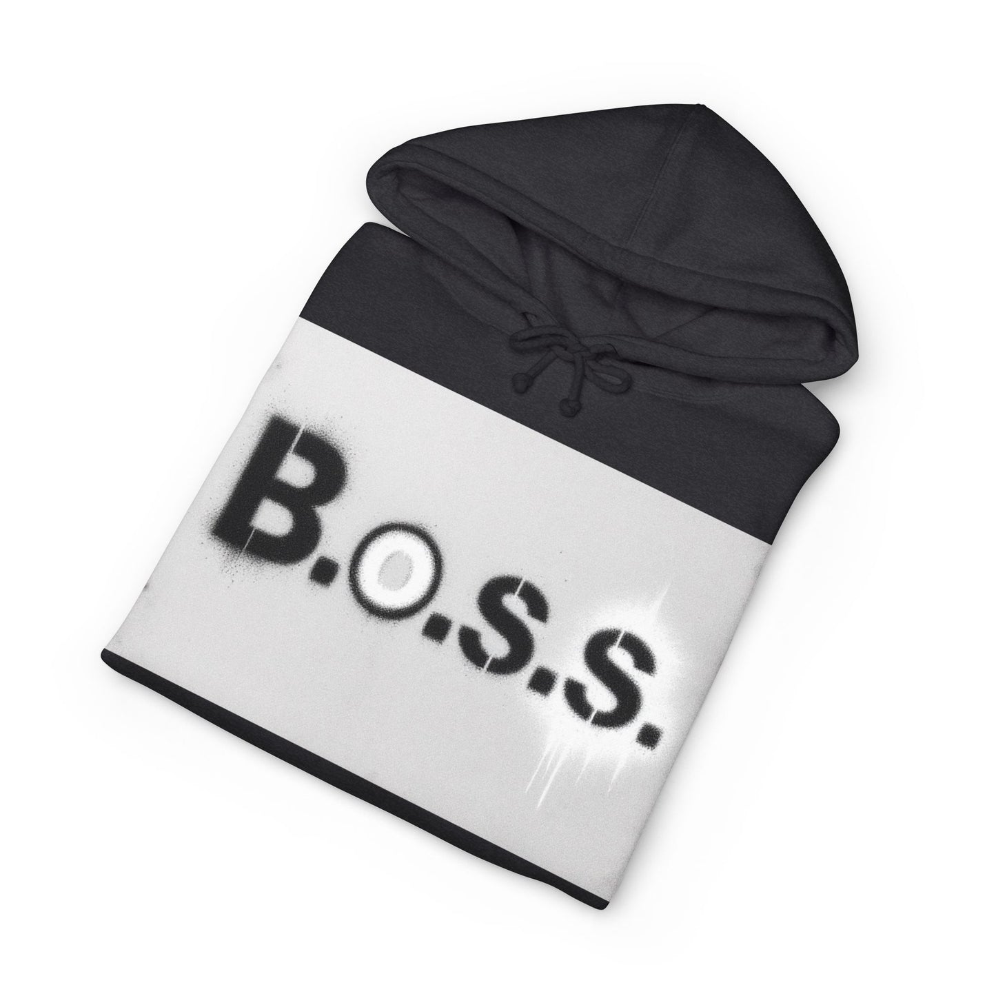B.O.S.S. Hoodie — "Less Hustle More Coffee" Graphic Pullover