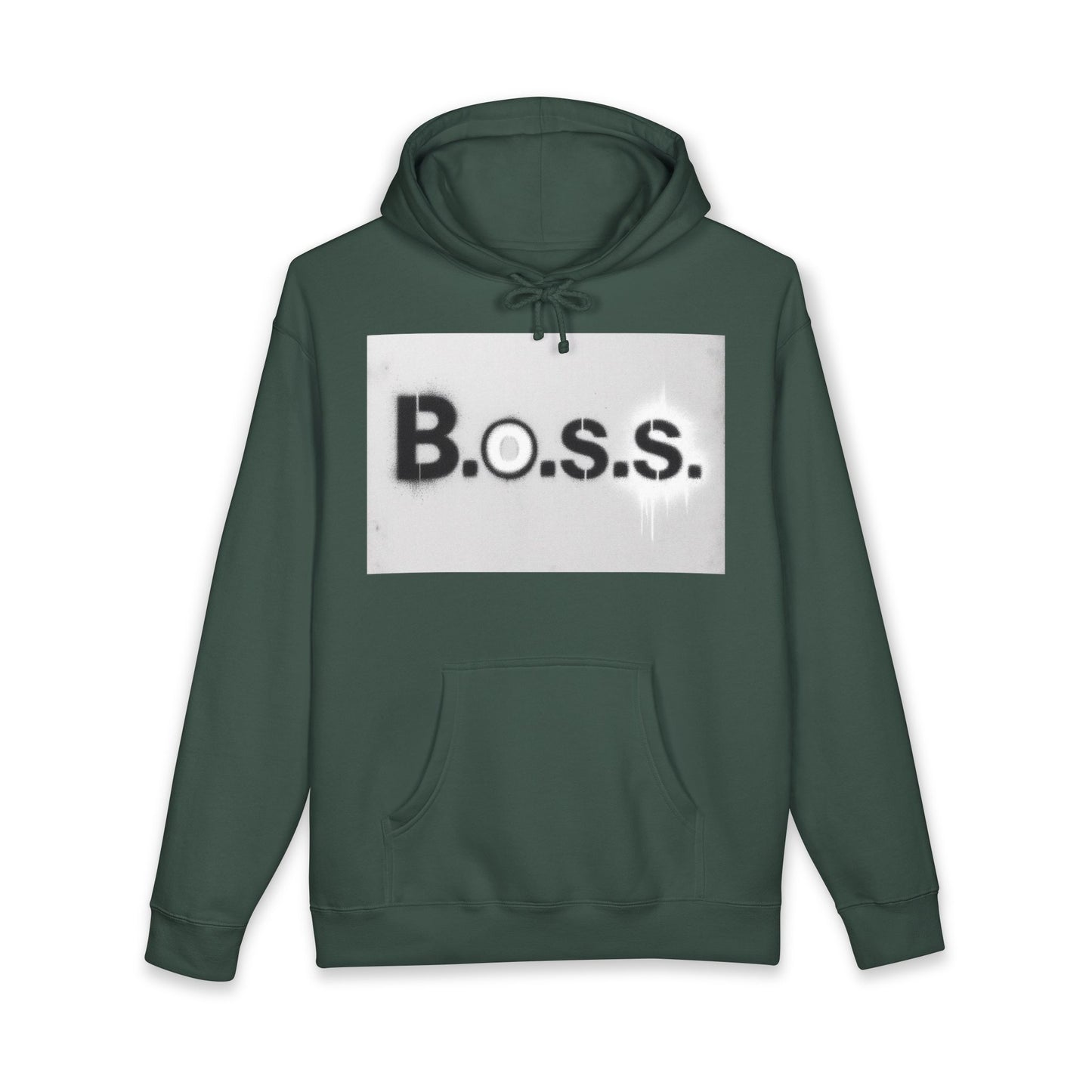 B.O.S.S. Hoodie — "Less Hustle More Coffee" Graphic Pullover