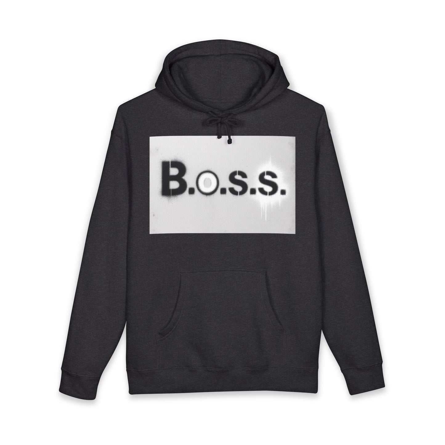 B.O.S.S. Hoodie — "Less Hustle More Coffee" Graphic Pullover
